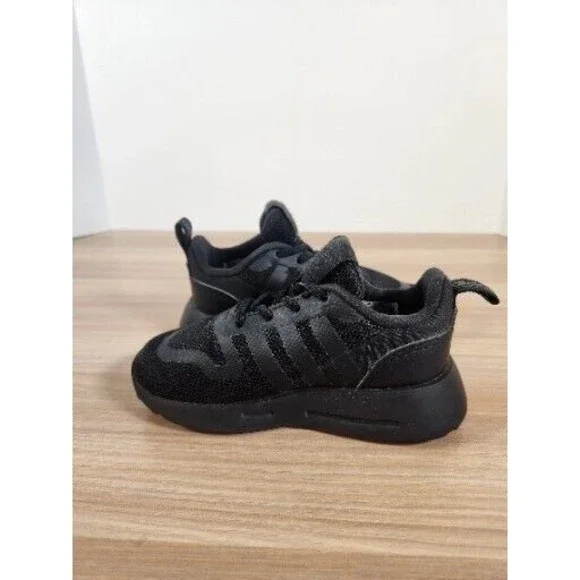 Adidas Multix Sneaker Baby‎ Infant 7K Black Athletic Running Shoes FX6405 - Picture 6 of 10